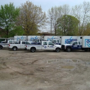 sproule roofing service truck fleet